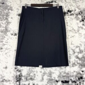 Vintage Todd Oldham‎ Skirt Womens Size 13 Black Rayon Stretch Comfort Casual